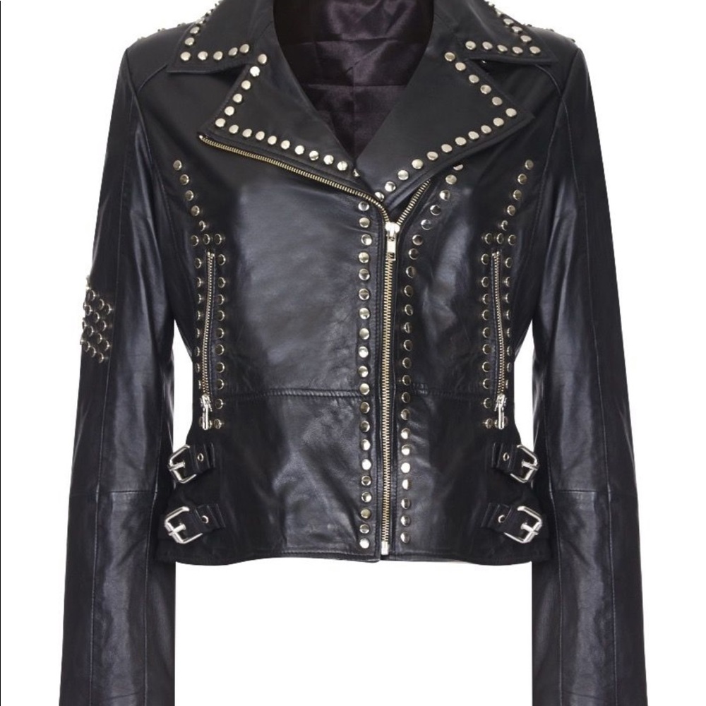 GATSBYLady black leather jacket from London